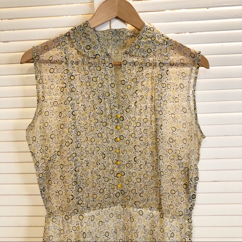 Vintage 50s Pleated Dress